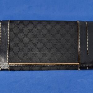 Women Black and Brown Leather Wallet